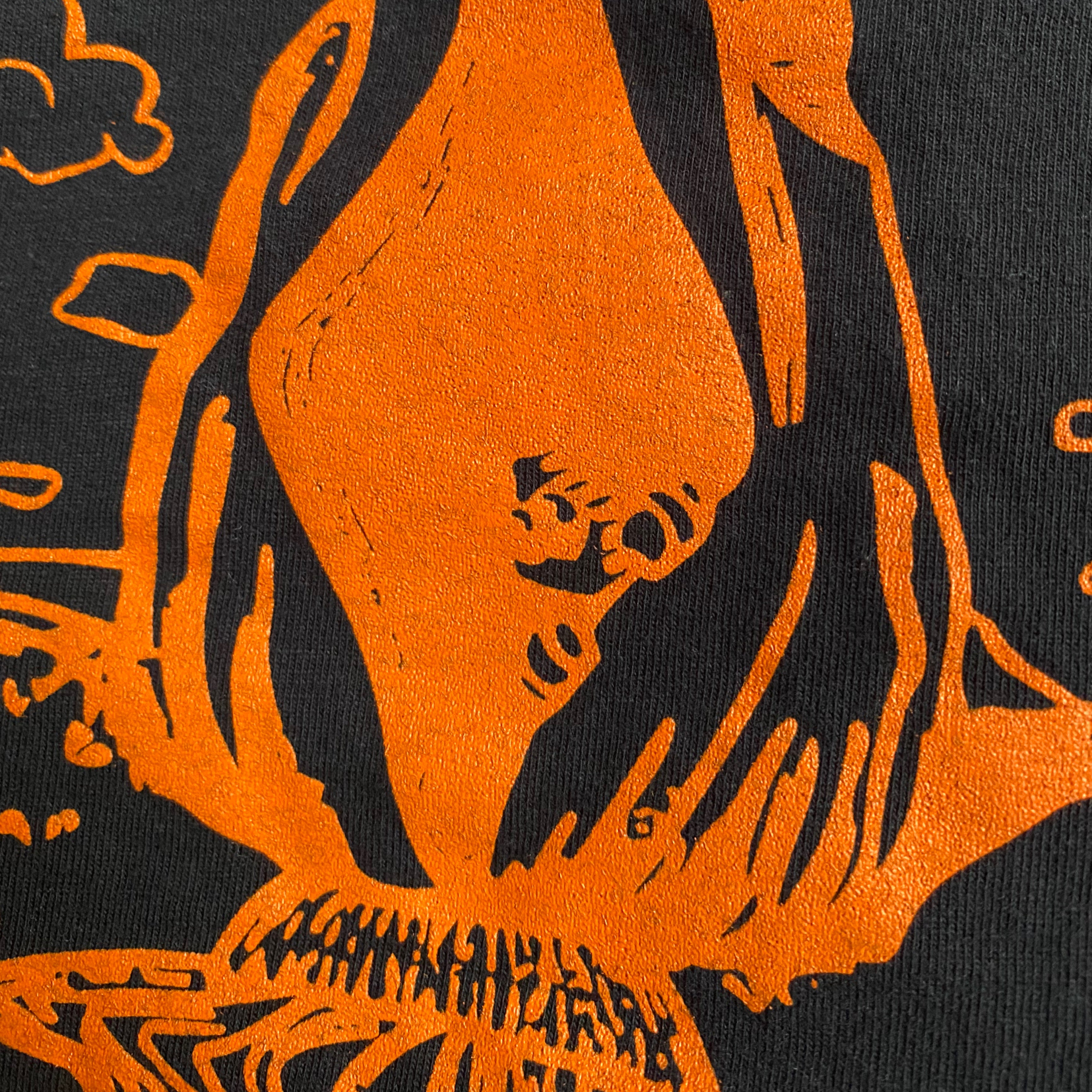 "Pumpkin House" Tee BLACK/ORANGE