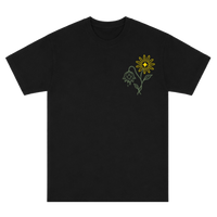 "Blooming Gem" Tee BLACK