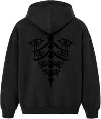 "All Seeing" Hoodie - BLACK/BLACK