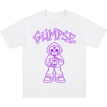 "Borrowed Time" Tee - WHITE/PURPLE