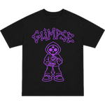 "Borrowed Time" Tee - BLACK/PURPLE