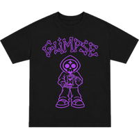 "Borrowed Time" Tee - BLACK/PURPLE