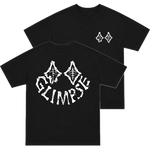 "Skeletal Glimpse" Tee - BLACK/WHITE